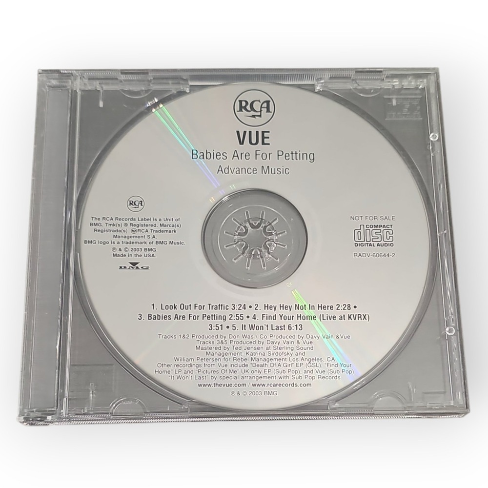 Vue‎ – Babies Are For Petting [2003 Promotional CD]